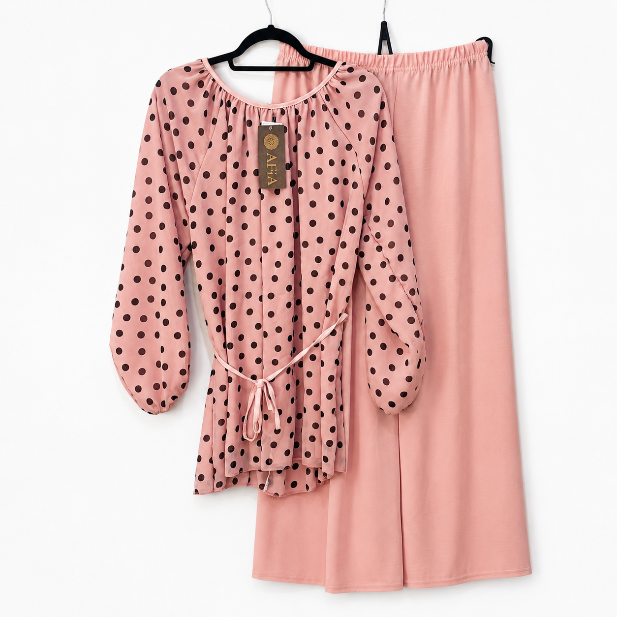 Pink Polka Dot Co-Ord Suit