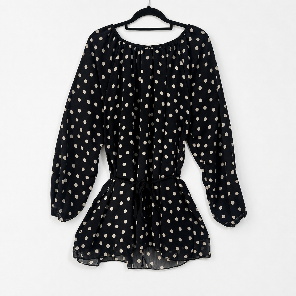 Black Polka Dot Co-Ord Suit